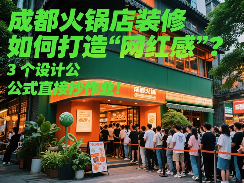 成都火鍋店裝修如何打造“網(wǎng)紅感”?3個(gè)設(shè)計(jì)公式直接抄作業(yè)!